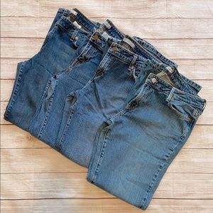 Lot - 4 Pairs Levi Jeans - 545 Low Boot Cut